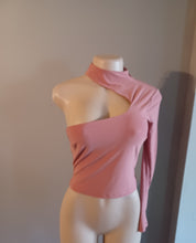 Load image into Gallery viewer, One shoulder crop top new small Kargo Fresh
