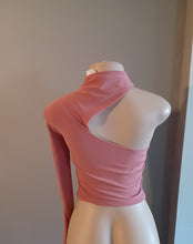 Load image into Gallery viewer, One shoulder crop top new small Kargo Fresh
