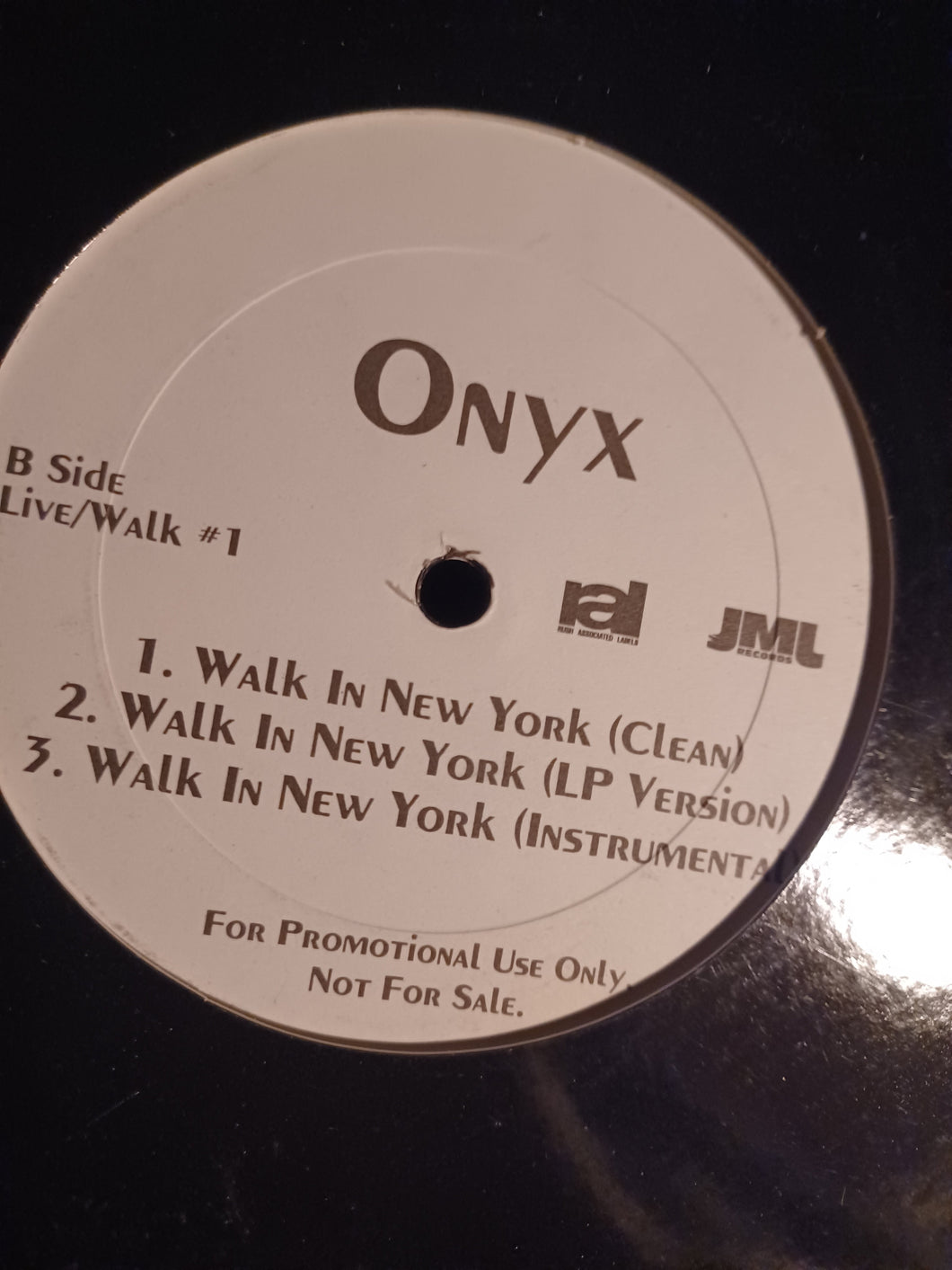 Onyx Live! Bw Walk in New York Promo Single Rare Vinyl Kargo Fresh