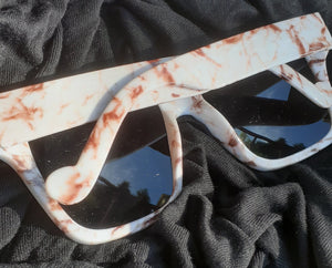 Oversized Marbled Acrylic Wayfarer Shades Kargo Fresh