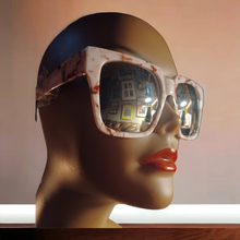 Load image into Gallery viewer, Oversized Marbled Acrylic Wayfarer Shades Kargo Fresh
