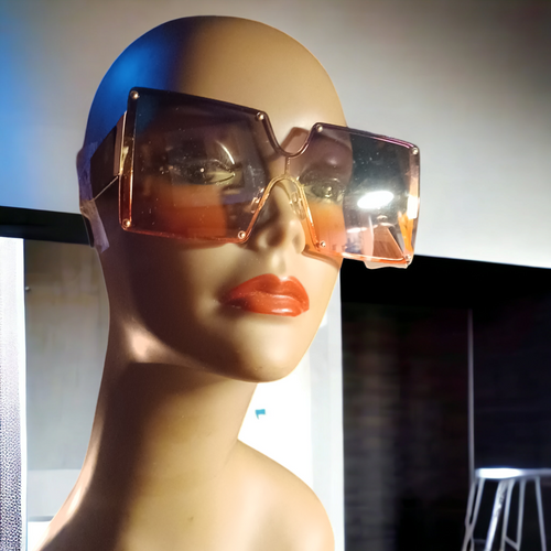 Oversized Square Ombre Lens Sunglasses New Kargo Fresh