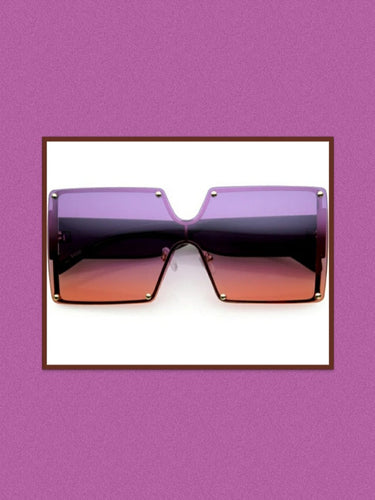 Oversized Square Ombre Lens Sunglasses New Kargo Fresh