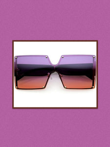 Oversized Square Ombre Lens Sunglasses New Kargo Fresh