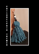 Load image into Gallery viewer, Philadelphia Eagles Themed Tassel Earrings Kargo Fresh
