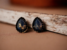 Load image into Gallery viewer, Clip on Rhinestone Cluster  Stud Earrings silver
