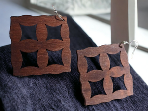 Adinkra Symbol Earrings