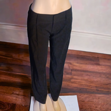 Load image into Gallery viewer, Alice + Olivia black Towork wide leg black pants 6
