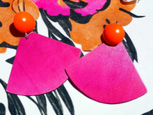 Load image into Gallery viewer, Giant handmade statement earrings
