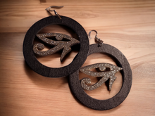 Load image into Gallery viewer, Clip on eye of horus earrings
