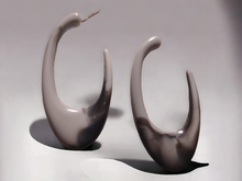 Load image into Gallery viewer, Marbled Acrylic Hoop Earrings
