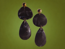 Load image into Gallery viewer, Handmade Acrylic dangle clip on earrings
