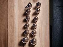 Load image into Gallery viewer, Silver ball bead clip on earrings
