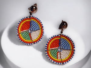 Clip on Handmade Maasai Earrings