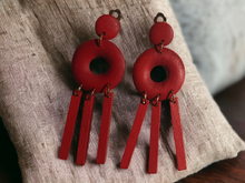 Load image into Gallery viewer, Small boho hoop clip on earrings
