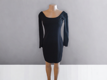 Load image into Gallery viewer, Susana Monaco Knit Black Dress M
