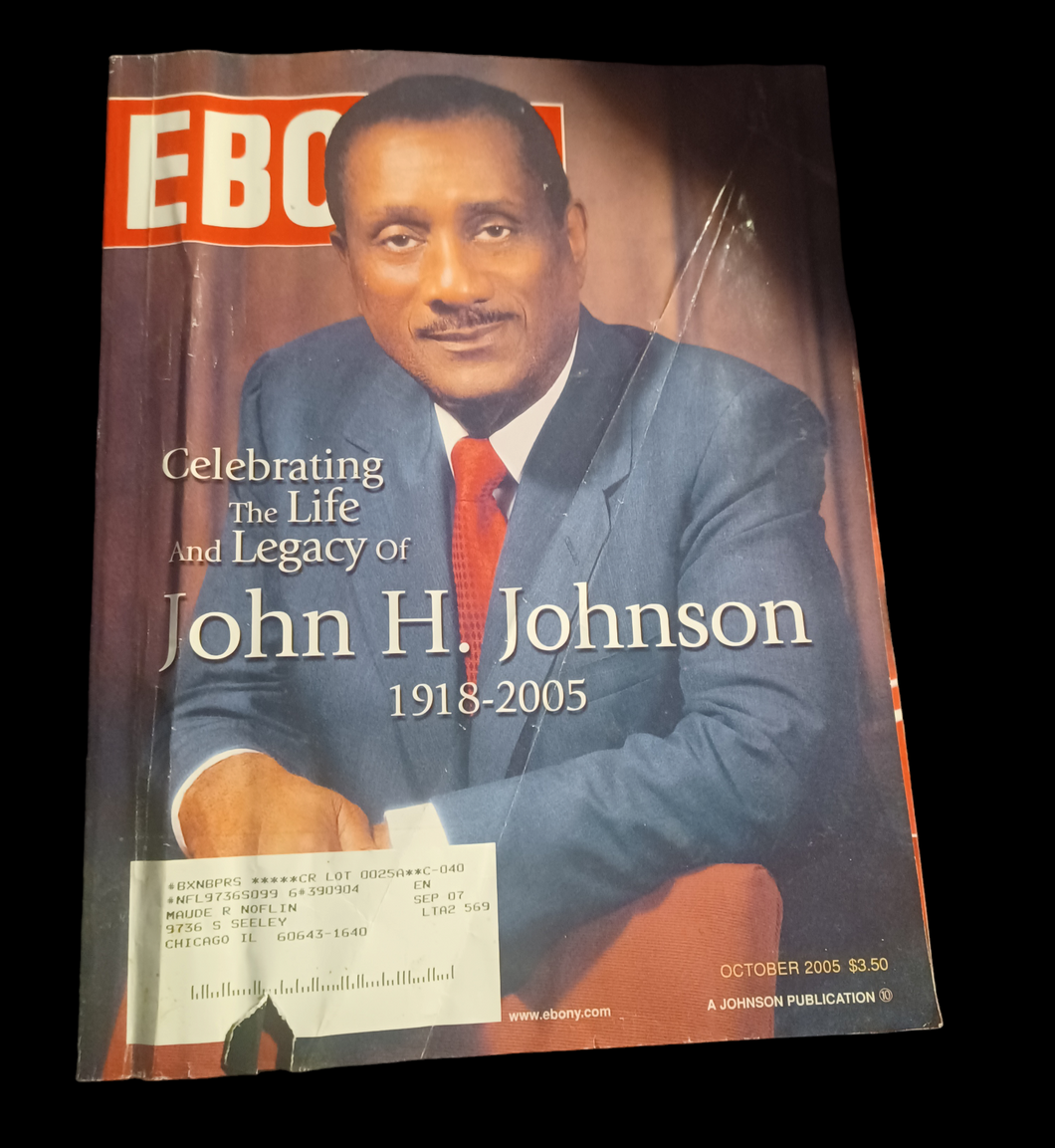 Ebony Magazine John Johnson 1918-2005 Memorial Issue October 2005