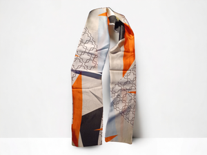Abstract multi use scarf