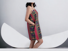 Load image into Gallery viewer, Kultura Tribal Print Mini Dress L
