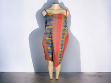 Load image into Gallery viewer, Kultura Tribal Print Mini Dress L
