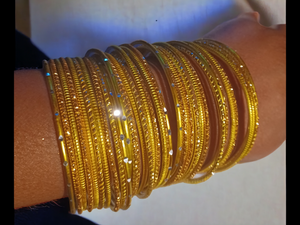 Set of 40 Light Boho Bangles