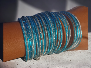 Set of 40 Light Boho Bangles