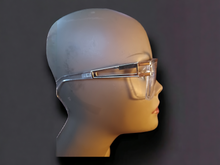 Load image into Gallery viewer, Vintage Style Mock Cazal Clear Lense Glasses
