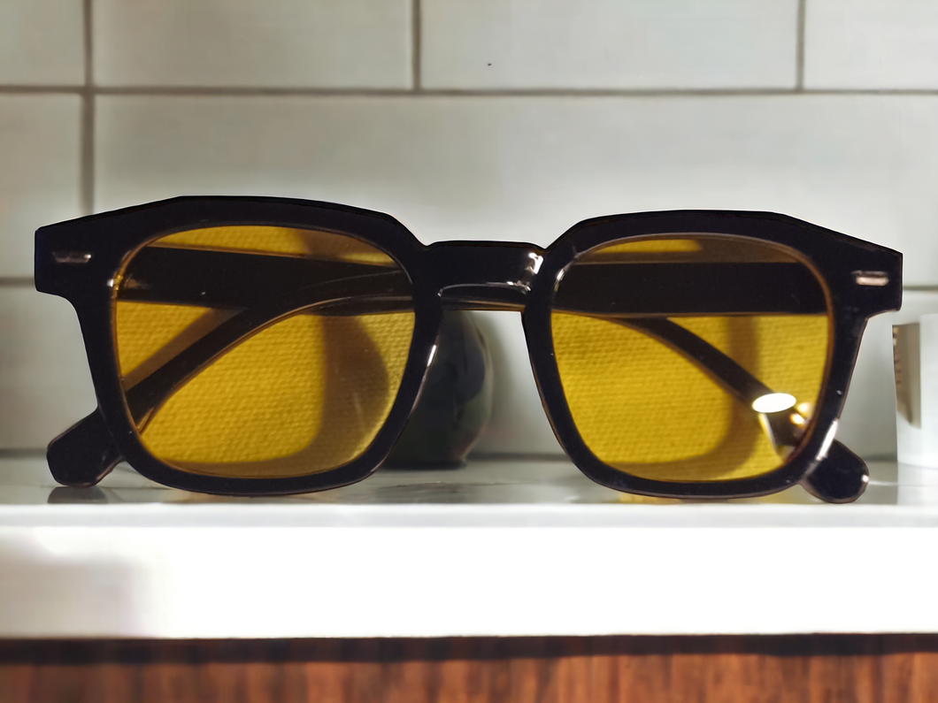 Yellow lense sunglasses new