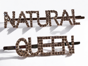 Natural Queen Hairpin Set of 2