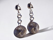 Load image into Gallery viewer, Abstract handmade wire design Clip on earrings
