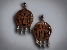 Load image into Gallery viewer, Handmade Ankh Charm Clip on earrings
