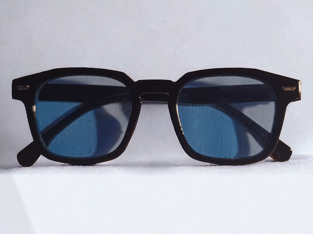 Blue lense sunglasses new