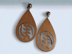 Clip on Adinkra symbol Gye Nyame Earrings