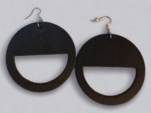 Load image into Gallery viewer, Minimalist Geometric wood Earrings
