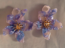 Load image into Gallery viewer, Large Acrylic Flower Earrings
