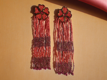 Load image into Gallery viewer, Fabulous large handbeaded  earrings
