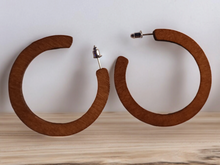 Load image into Gallery viewer, Minimalist handmade Wooden hoops
