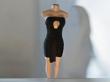 Load image into Gallery viewer, Rare black spandex BEBE mini dress XS
