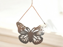 Load image into Gallery viewer, Giant Clip on butterfly dangle earrings
