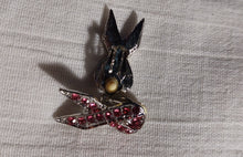 Load image into Gallery viewer, Pink ribbon clip on studs Kargo Fresh
