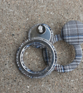 Plaid Mini Hoop Earrings Kargo Fresh