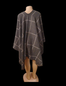 Plush sweater poncho new Free size Kargo Fresh