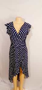 Polka Dot Midi Dress M Kargo Fresh