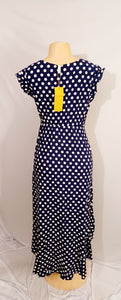 Polka Dot Midi Dress M Kargo Fresh