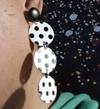 Load image into Gallery viewer, Polka dot Acrylic Pop Art Earrings Kargo Fresh
