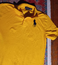 Load image into Gallery viewer, Polo Ralph Lauren Men&#39;s Custom Slim Fit Gold/Yellow Short Sleeve Polo Sz XL Kargo Fresh
