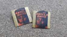 Load image into Gallery viewer, Queen Angela Davis Tribute Large Stud Earrings Kargo Fresh
