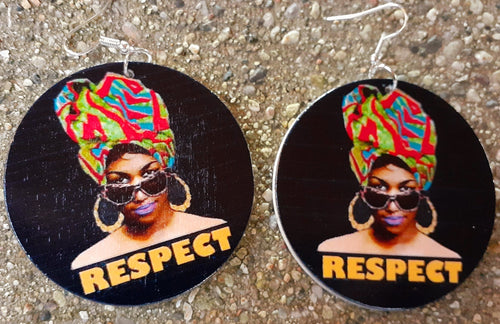 Queen Aretha Franklin Statement Earrings Kargo Fresh