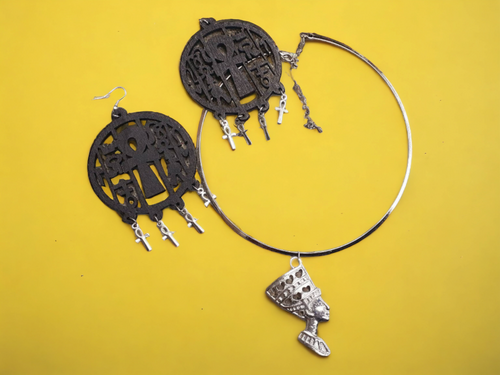 Queen Nefertiti Choker Necklace Set Kargo Fresh
