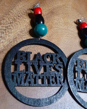 Load image into Gallery viewer, RBG Afrocentric Black Lives Matter Earrings Kargo Fresh
